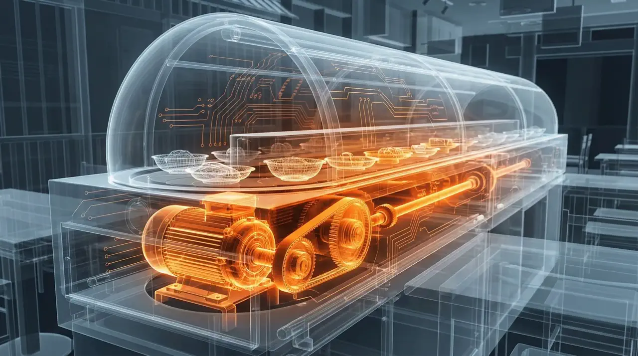 Internal engine view