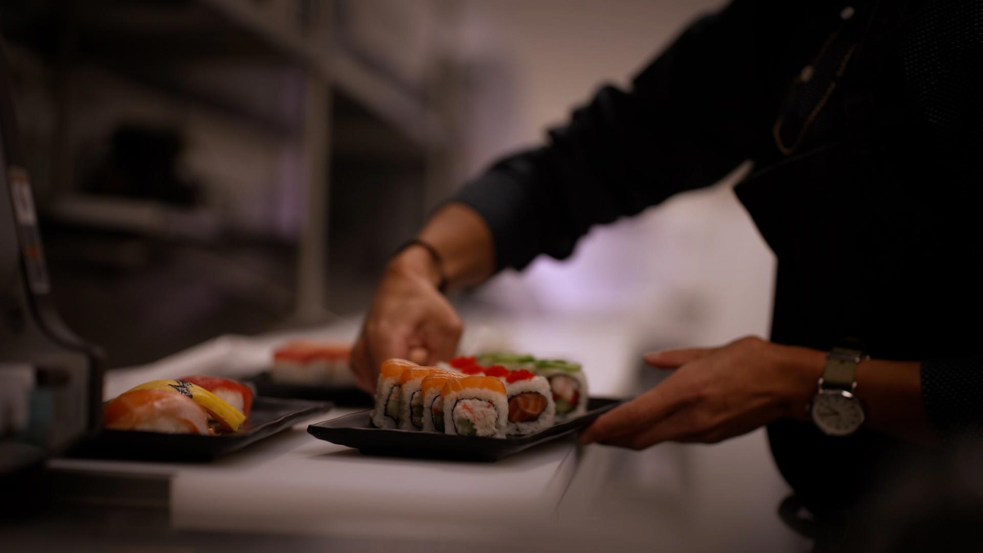 Kitchen receives orders