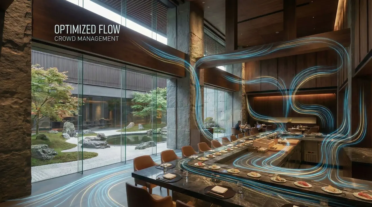 Optimized People Flow Diagram